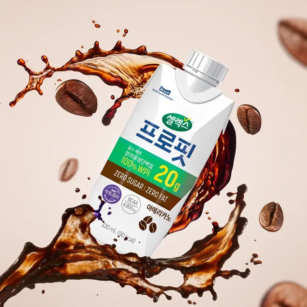 셀렉스 프로핏 웨이프로틴 아메리카노 드링크 330ml 12개